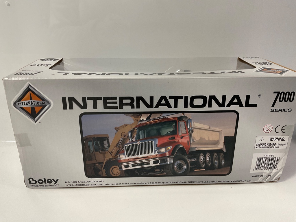 1/34 BOLEY INTERNATIONAL 7000 SERIES DUMP TRUCK YELLOW  - Photo 2