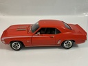 1/18 ERTL 1969 CHEVROLET CAMARO ORANGE ON BLACK - Photo 4