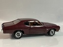 1/18 ERTL 1970 CHEVROLET CHEVELLE RED ON BROWN - Photo 6