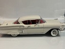 1/18 ERTL 1958 CHEVROLET IMPALA WHITE ON RED - Photo 7
