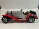 1/18 BURAGO MERCEDES BENZ SILVER / RED ON BROWN  - Photo 2