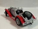 1/18 BURAGO MERCEDES BENZ SILVER / RED ON BROWN  - Photo 3