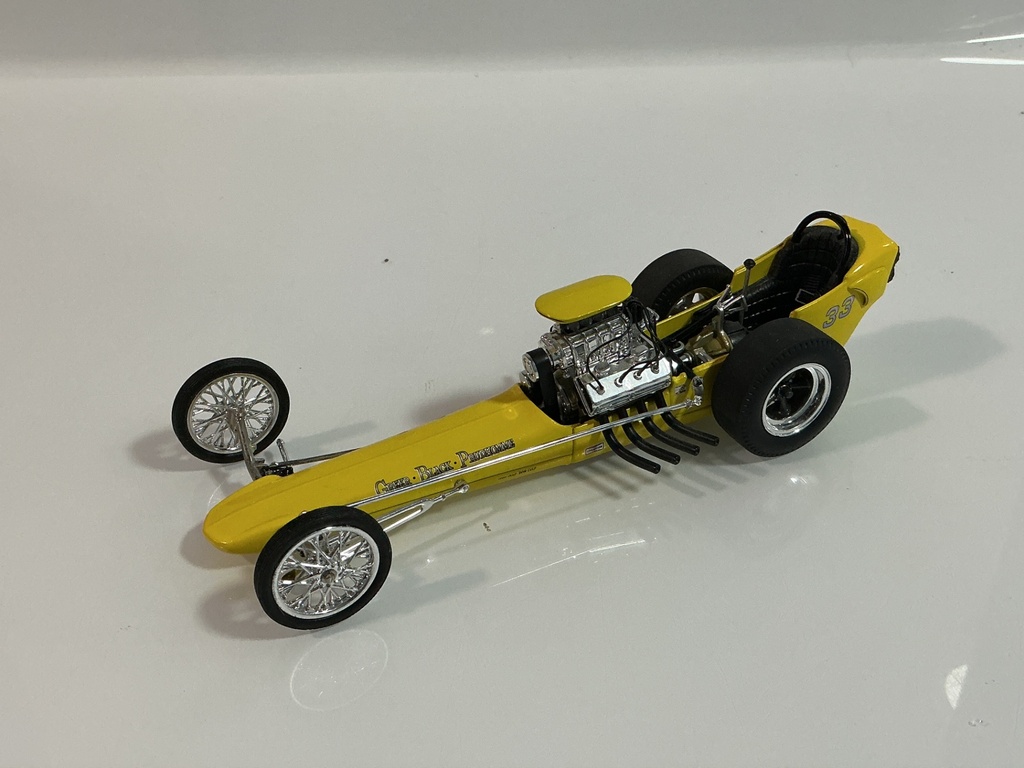 1/18 1320 INC #3221 YELLOW GREER BLACK PRUDHOMME [BROKEN TIRE AXEL] - Photo 2