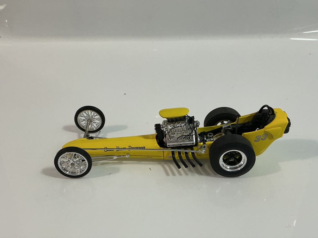 1/18 1320 INC #3221 YELLOW GREER BLACK PRUDHOMME [BROKEN TIRE AXEL] - Photo 3