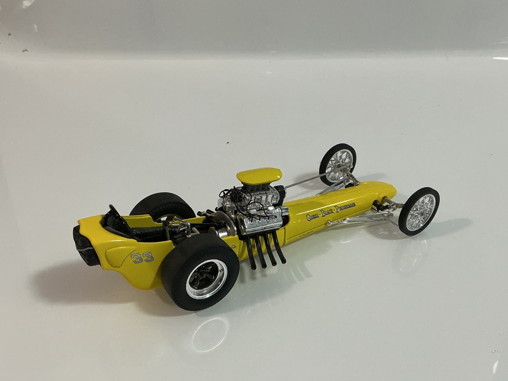 1/18 1320 INC #3221 YELLOW GREER BLACK PRUDHOMME [BROKEN TIRE AXEL] - Photo 5