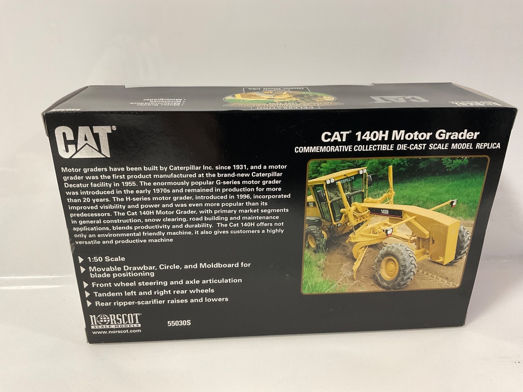 1/50 NORSCOT CAT 140H MOTOR GRADER BRONZE  - Photo 3