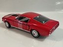 1/18 ERTL AMERICAN MUSCLE 1968 FORD MUSTANG RED ON BLACK - Photo 3