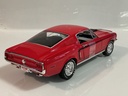 1/18 ERTL AMERICAN MUSCLE 1968 FORD MUSTANG RED ON BLACK - Photo 5