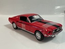 1/18 ERTL AMERICAN MUSCLE 1968 FORD MUSTANG RED ON BLACK - Photo 6