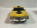 1/18 ERTL 1970 CHEVROLET CHEVELLE YELLOW ON BLACK - Photo 6