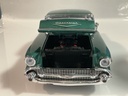 1/18 MOTORMAX 1957 CHEVY BEL AIR GREEN ON BLACK - Photo 2