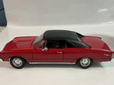 1/18 ERTL 1967 CHEVROLET CHEVELLE RED / BLACK ON BLACK - Photo 3