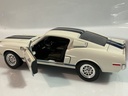1/18 SHELBY COLLECTIBLES 1968 FORD GT 500K WHITE / BLUE ON BLACK - Photo 4