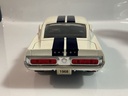 1/18 SHELBY COLLECTIBLES 1968 FORD GT 500K WHITE / BLUE ON BLACK - Photo 5