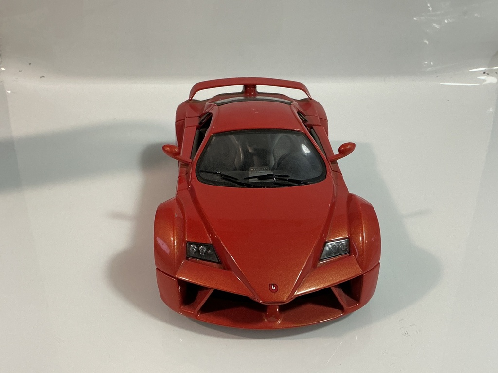 1/18 BURAGO 2002 PRIMA GIUGIARO RED ON BLACK - Photo 2