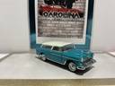 1/24: DANBURY MINT 1955 CHEVROLET NOMAD BLUE ON WHITE image
