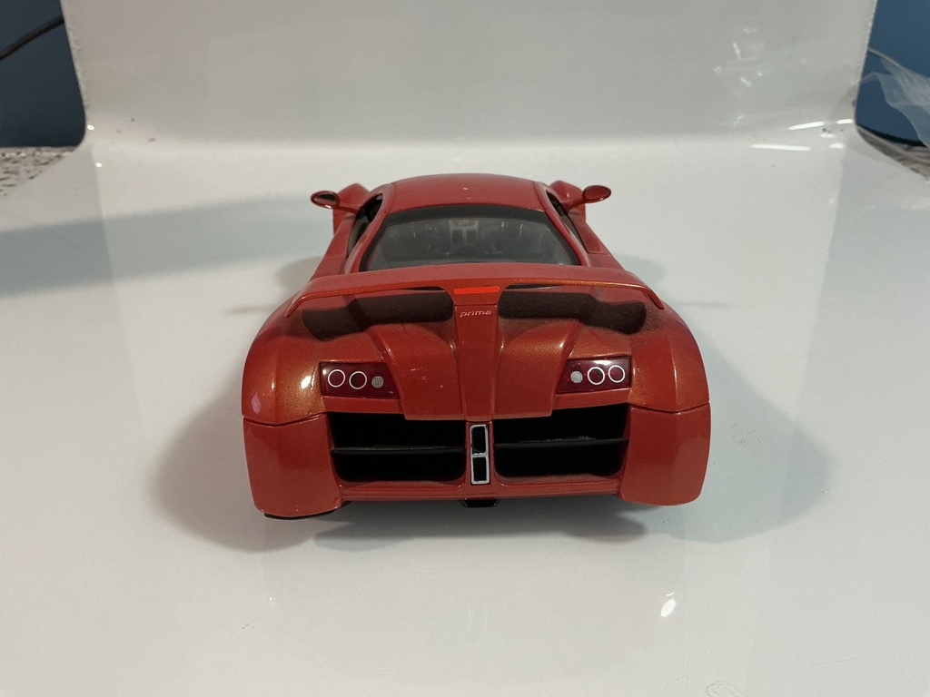 1/18 BURAGO 2002 PRIMA GIUGIARO RED ON BLACK - Photo 5