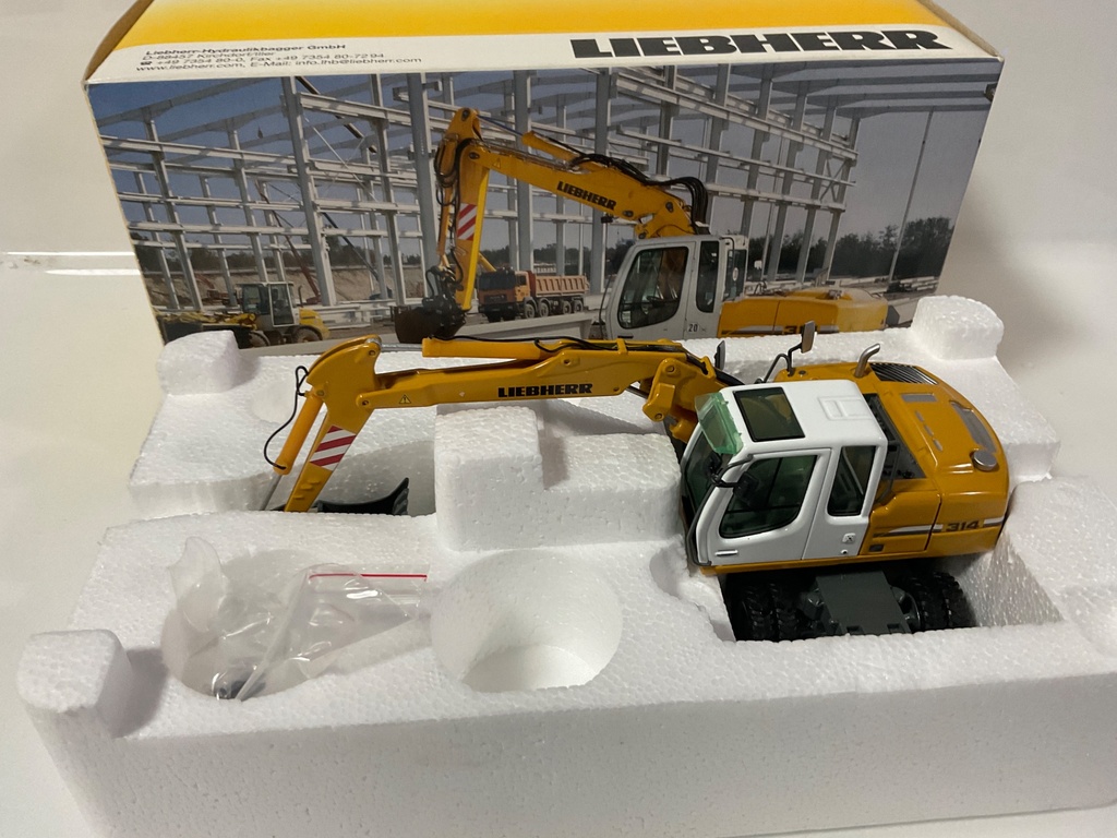 1/50 NZG LIEBHERR HYDRAULIC EXCAVATOR WHEELED  - Photo 2
