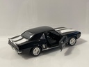1/18 ERTL 1969 CHEVROLET CAMARO BLACK/WHITE ON BLACK - Photo 4