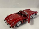 1/18 MOTOR MAX 1958 CORVETTE RED ON RED - Photo 4