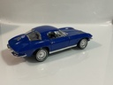 1/18 ERTL 1963 CHEVROLET CORVETTE BLUE ON WHITE - Photo 5