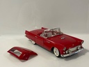 1/18 1955 THUNDERBIRD RED ON RED/WHITE MISSING MIRROR - Photo 4