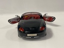 1/18 MAISTO PORSCHE BOXSTER BLACK ON RED - Photo 3