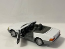 1/18 ROAD TOUGH MERCEDES-BENZ 500 SL WHITE ON GRAY - Photo 2