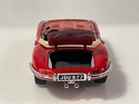 1/18 BURAGO JAGUAR E 1961 RED ON TAN - Photo 3