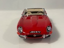 1/18 BURAGO JAGUAR E 1961 RED ON TAN - Photo 5