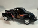 1/18 ROAD LEGENDS 1941 WILLY’S [MISSING DOOR HANDLE] BLACK ON BROWN - Photo 3