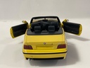 1/18 UT MODELS BMW M3 SERIES CABRIOLET  YELLOW ON BLACK - Photo 3