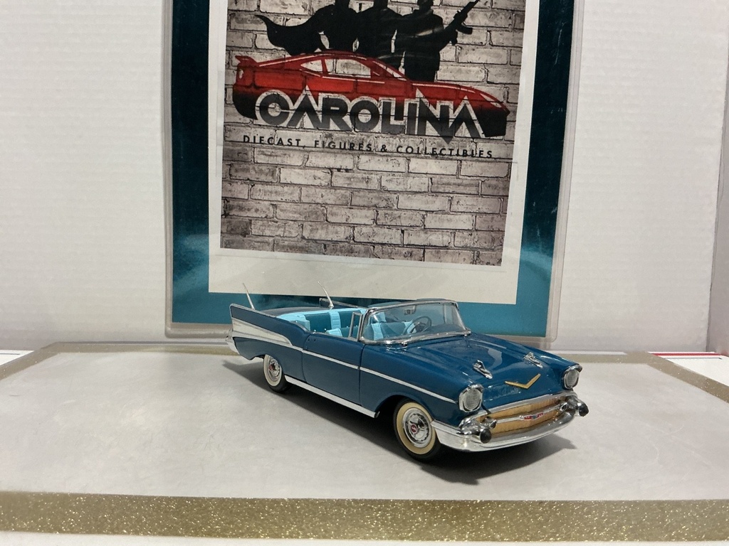 1/24: DANBURY MINT 1957 CHEVROLET BEL AIR *MISSING DOOR HANDLE* image