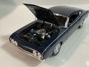 1/18 MAISTO 1969 FORD TORINO TALLADEGA BLUE ON BLACK  - Photo 2