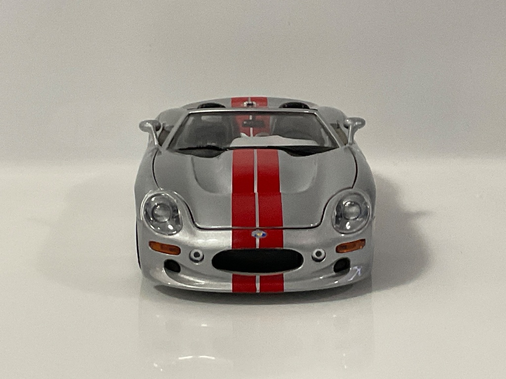1/18 BURAGO SHELBY SERIES 1 1999 GRAY/RED ON BLACK/GRAY - Photo 5