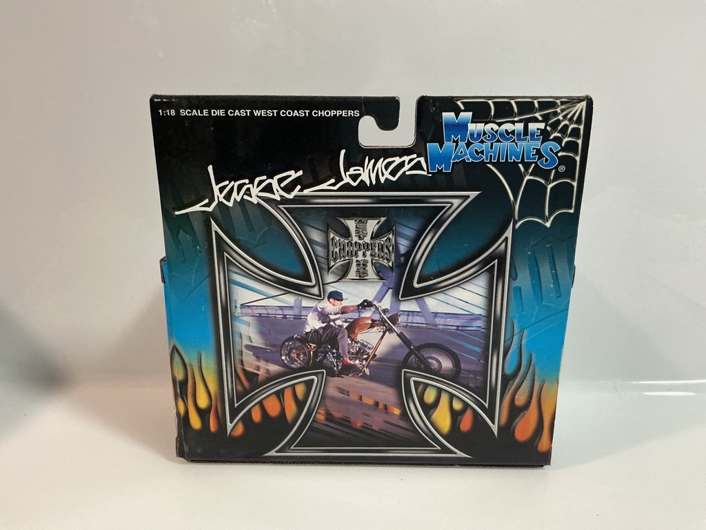 1/18 MUSCLE MACHINES JESSE JAMES WEST COAST CHOPPERS DIABLO SOFT TAIL - Photo 3