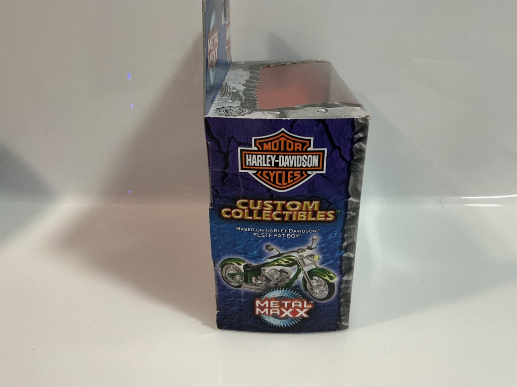 1/18 METAL MAX SPIN MASTER / HARLEY DAVIDSON FLSTF FAT BOY - Photo 2