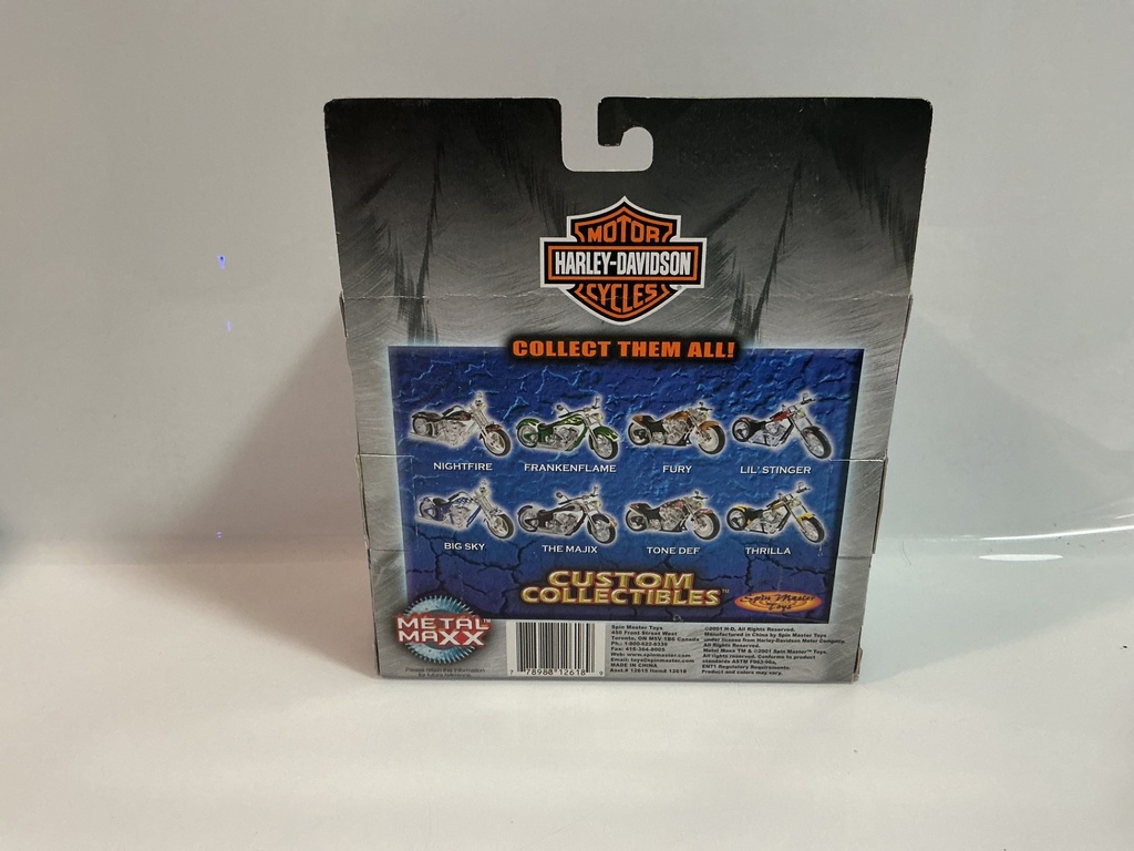 1/18 METAL MAX SPIN MASTER / HARLEY DAVIDSON FLSTF FAT BOY - Photo 3