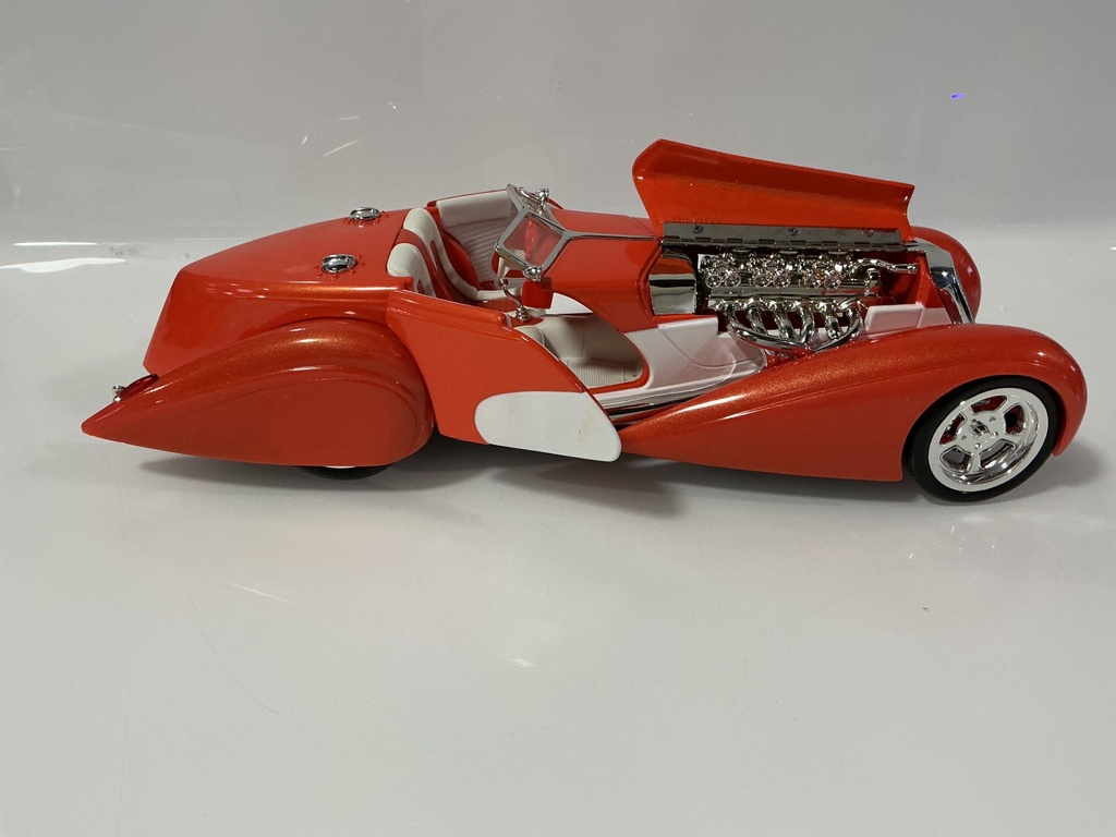 1/18 HOT-WHEELS SPEEDSTER 2000-2001 ORANGE ON ORANGE/WHITE - Photo 4