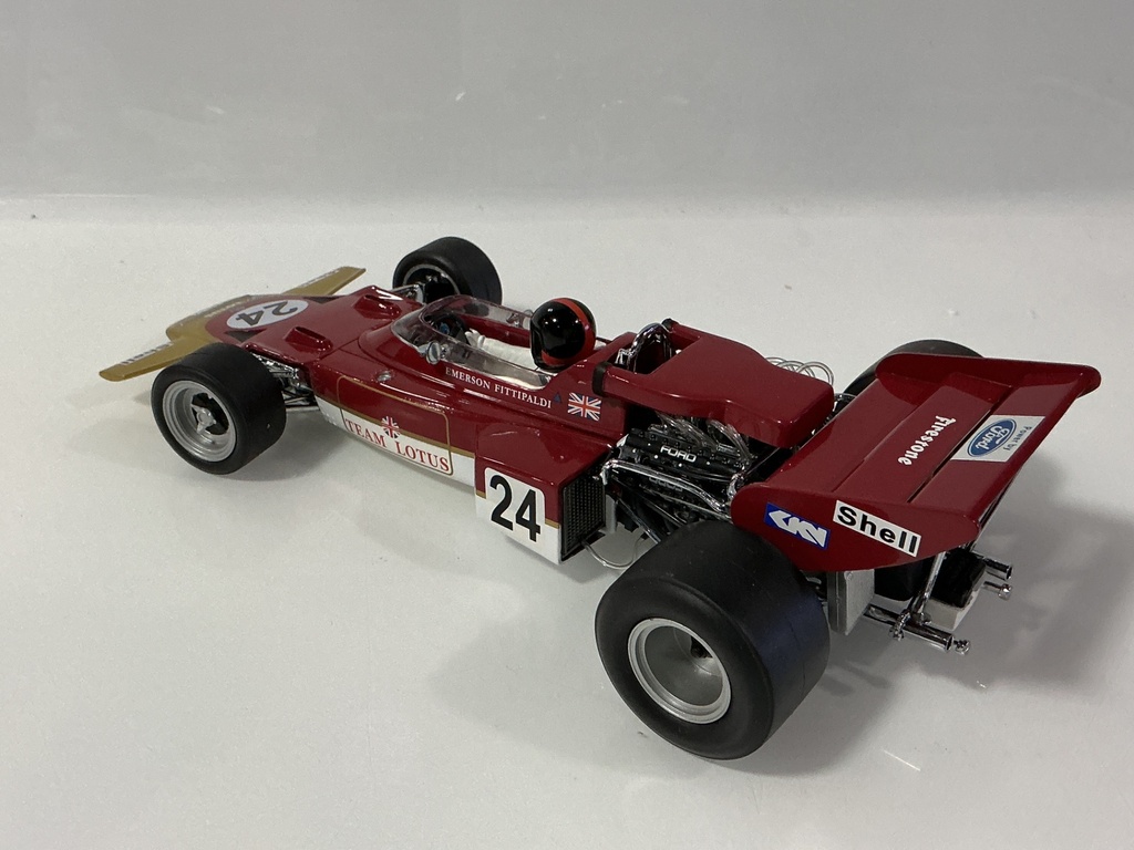 1/18 QUARTZO LOTUS 72 RED/WHITE ON RED - Photo 2