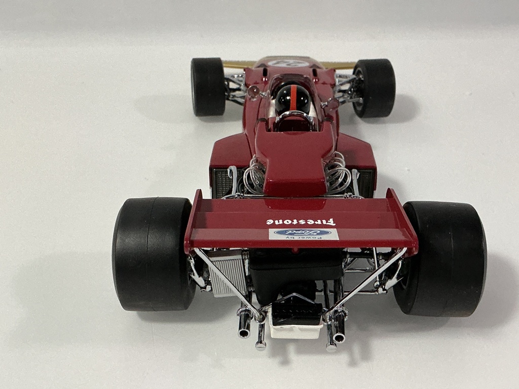 1/18 QUARTZO LOTUS 72 RED/WHITE ON RED - Photo 3