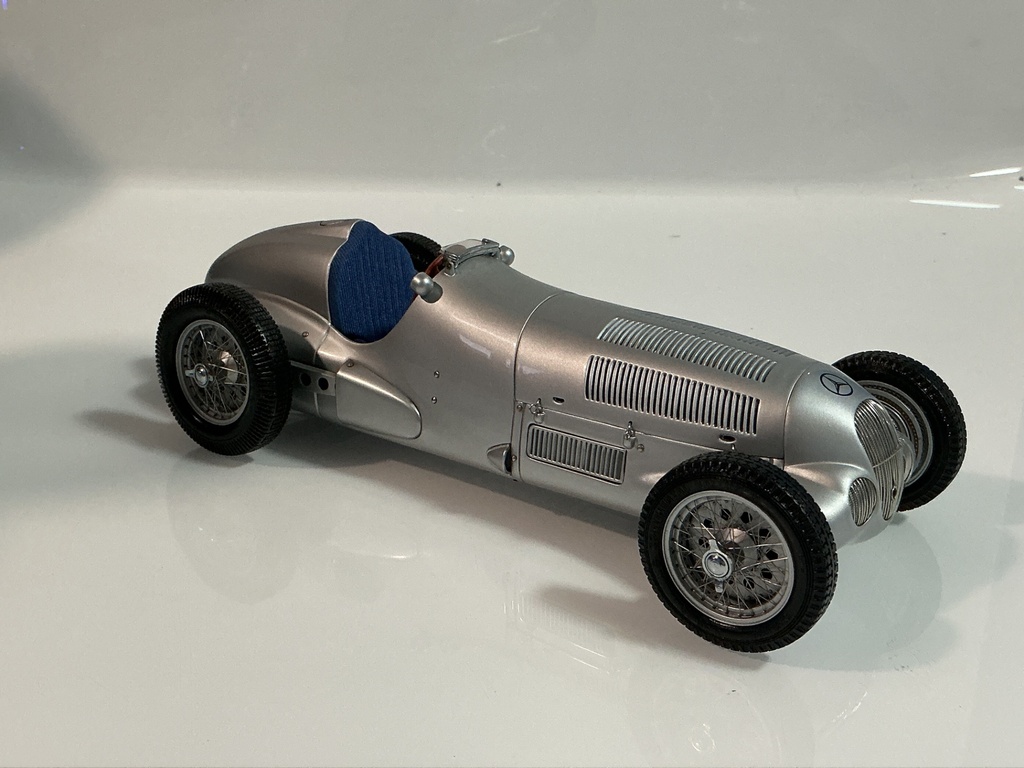 1/18 CMC W125 1937 SILVERON BLUE - Photo 3