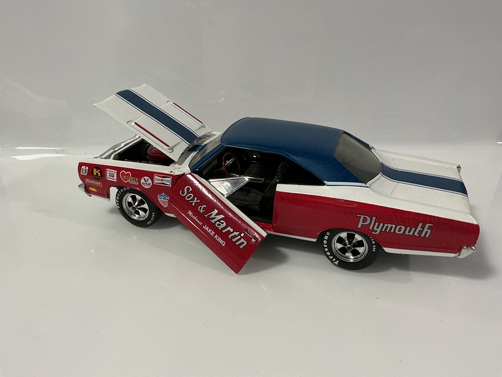 1/18 ERTL 1969 PLYMOUTH SOX AND MARTIN (DAMAGED) - Photo 2