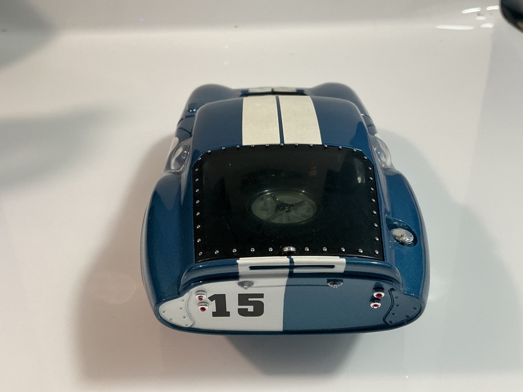 1/18 ROAD SIGNATURE 1965 SHELBY COBRA DAYTONA COUPE BLUE / WHITE ON BLACK - Photo 5