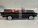 1/18 1957 CHEVY BEL AIR “DICE ON REAR VIEW” BLACK WITH REAL WHITE - Photo 3