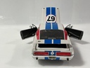 1/18 JADA 1967 SHELBY GT 500 KR WHITE ON RED - Photo 3