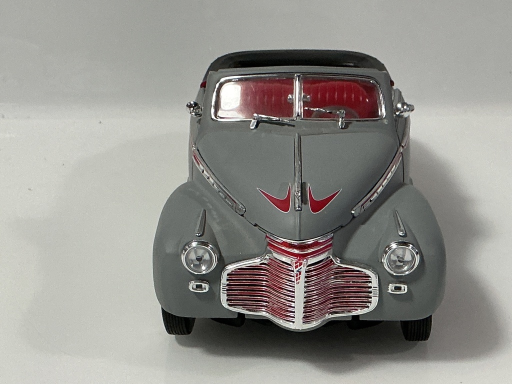 1/18 WELLY 1941 CHEVROLET DELUXE SPECIAL GRAY ON RED - Photo 6