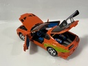 1/18 RACING CHAMPIONS 1995 TOYOTA SUPRA ORANGE ON BLACK/BLUE - Photo 6