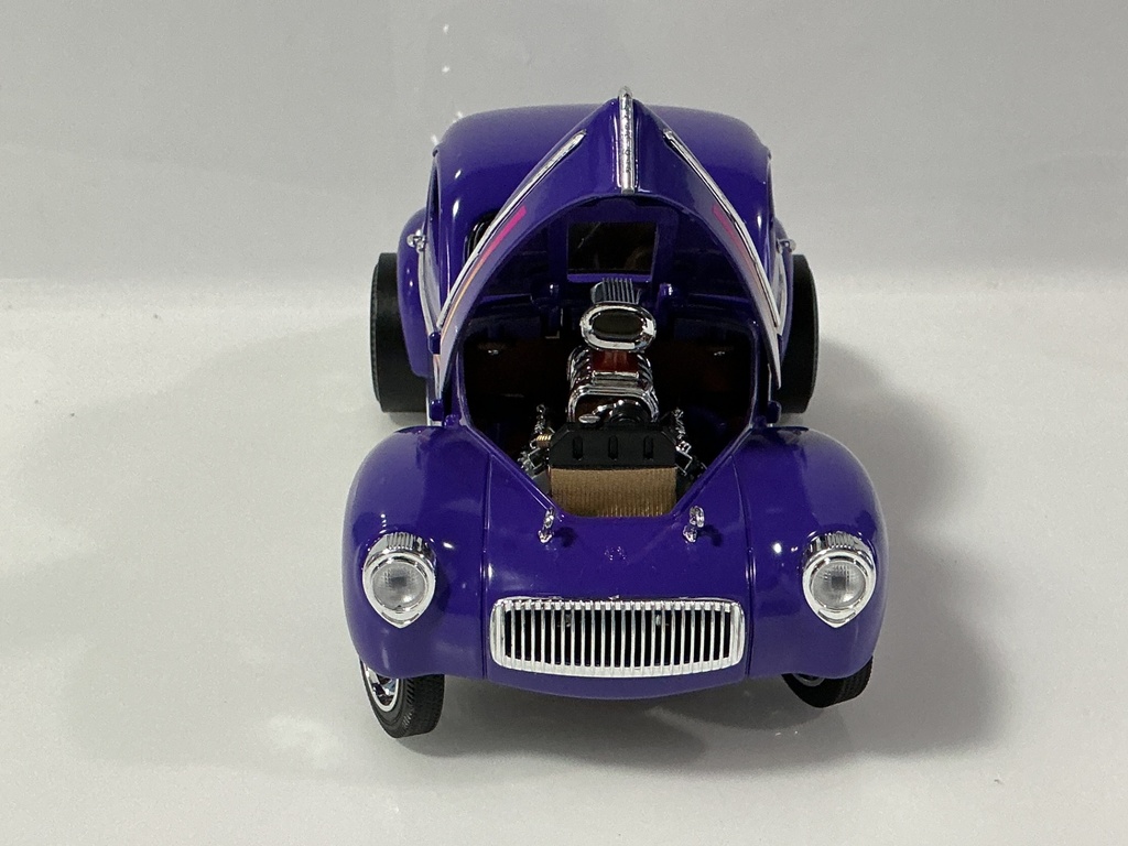 1/18 ROAD LEGENDS 1941 WILLYS PURPLE ON BROWN  - Photo 5