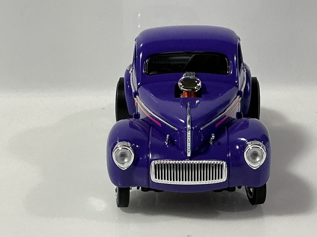 1/18 ROAD LEGENDS 1941 WILLYS PURPLE ON BROWN  - Photo 6
